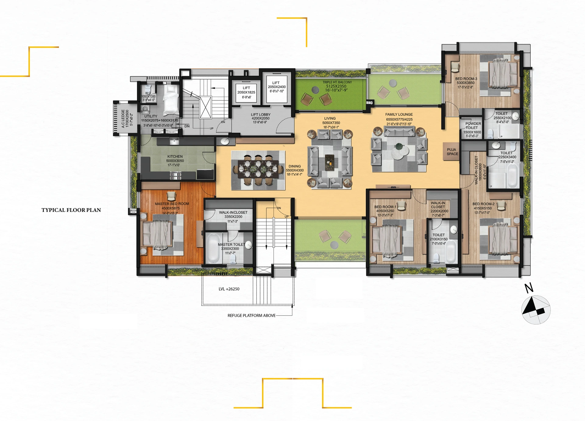 Hungerford House: Premium 4BHK Flats in Park Street, Kolkata