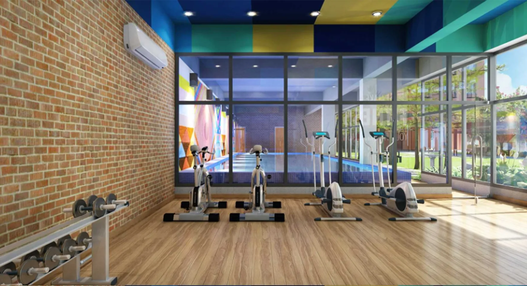 Flats in garia kolkata with indoor gym